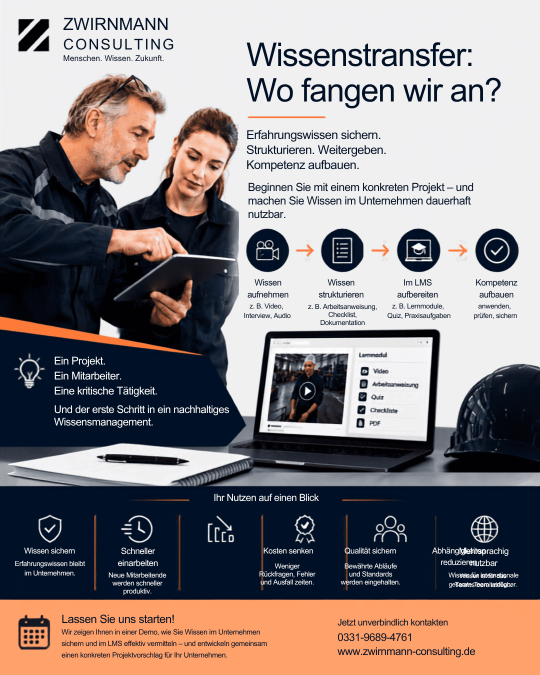 Wissenstransfer: Wo fangen wir an?
